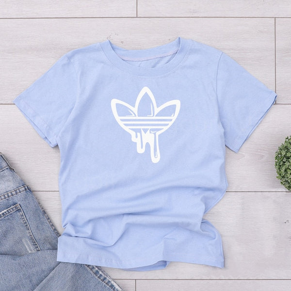 Love Printed Women T-shirts Casual Tee Shirt