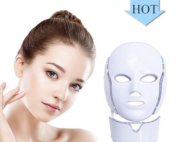 LED Facial Mask Beauty Skin Rejuvenation Photon Light 7 Colors
