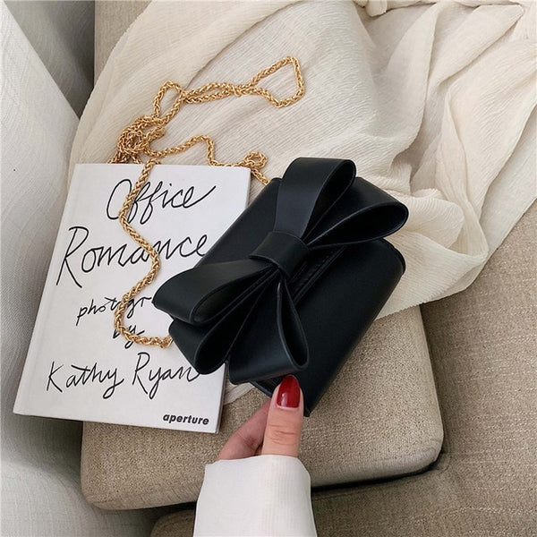 Green Yellow Bow Women Handbag 2019