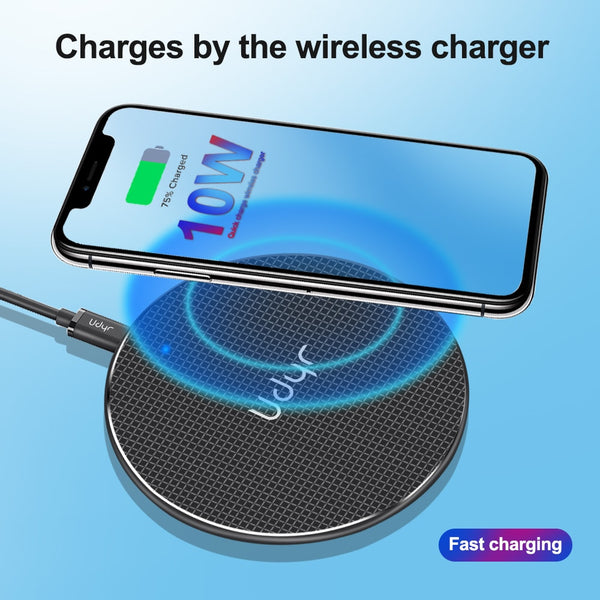 Udyr 10W Qi Wireless Charger For Samsung Galaxy S10 S9/S9+ S8 Note 9 USB Fast Charging Pad