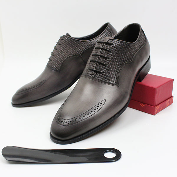 LUXURY BRAND MEN LEATHER SHOES ITALIAN HANDMADE FORMAL SHOES MEN