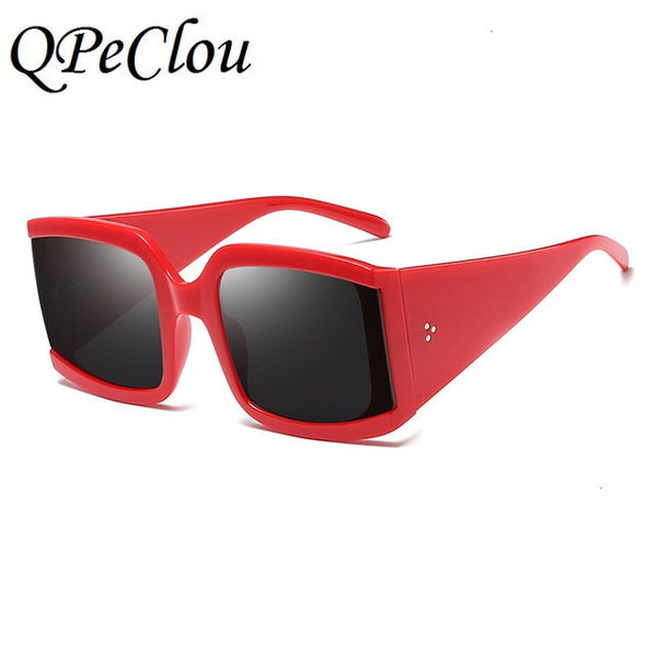 QPeClou Luxury Brand Square Sunglasses Women Retro Sun Glasses