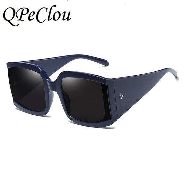 QPeClou Luxury Brand Square Sunglasses Women Retro Sun Glasses
