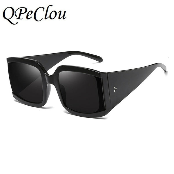 QPeClou Luxury Brand Square Sunglasses Women Retro Sun Glasses
