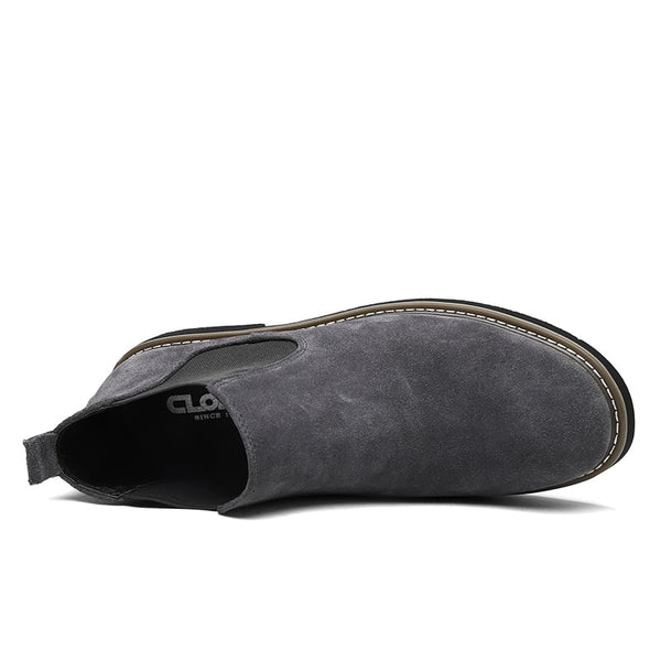 Mens Boots Men Chelsea Boots Ankle Boots Plus Velvet High-top Martin Boots Outdoor Walking Shoes