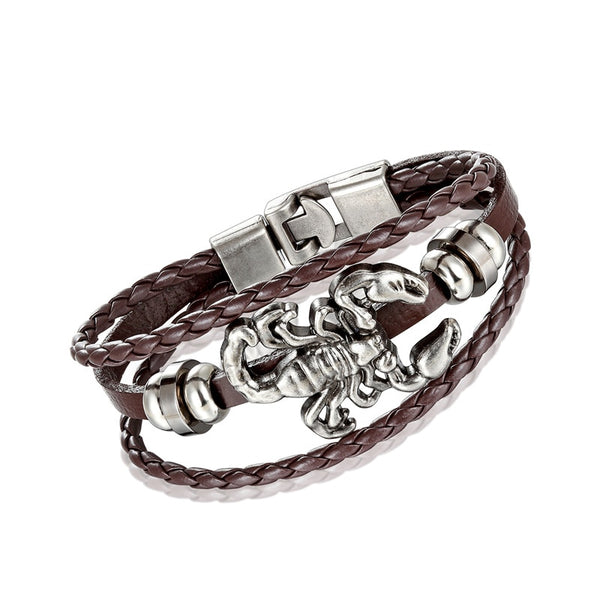 Men Multilayer Leather Bracelet Women Charm New Bracelet