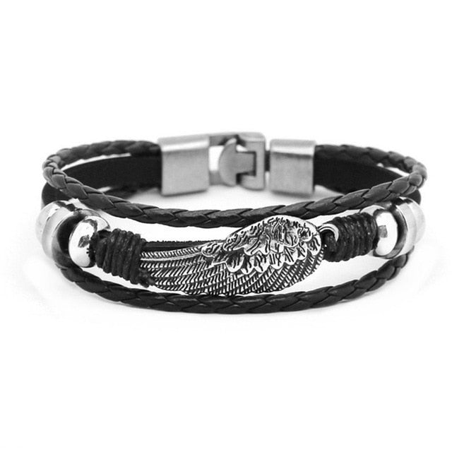 Men Multilayer Leather Bracelet Women Charm New Bracelet
