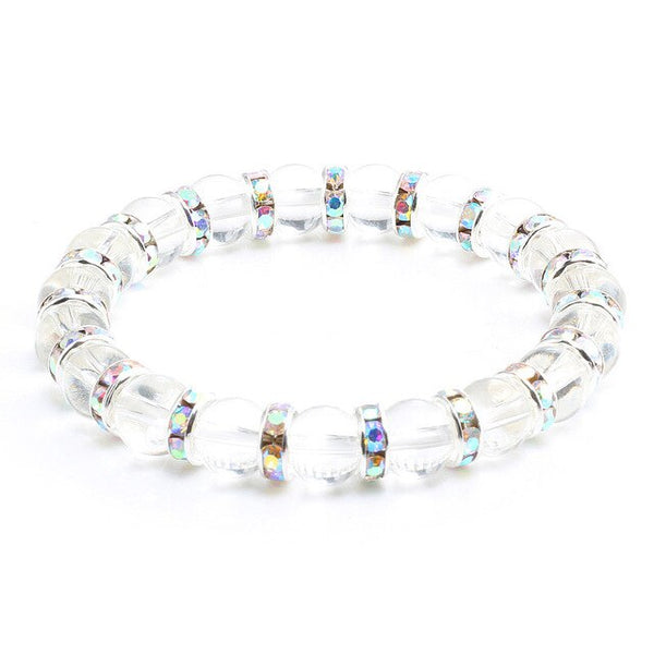 Multicolor Rhinestone Women Bracelets Natural Stone