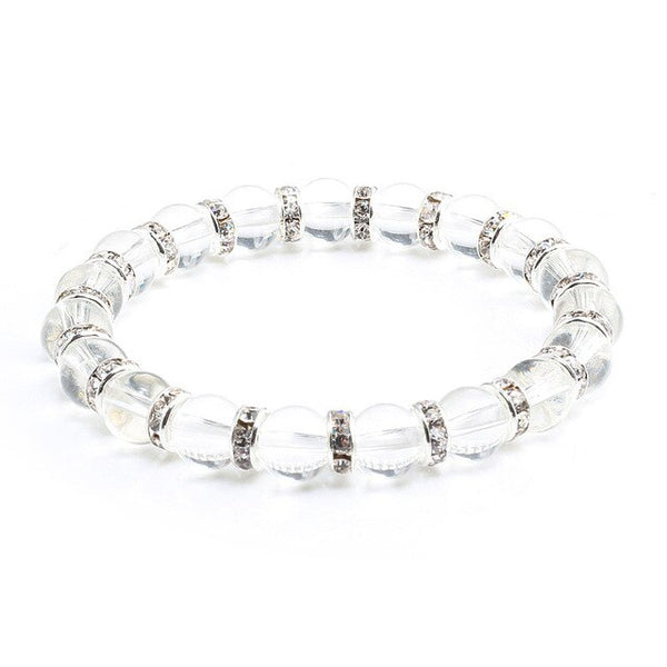Multicolor Rhinestone Women Bracelets Natural Stone