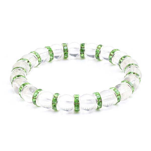 Multicolor Rhinestone Women Bracelets Natural Stone
