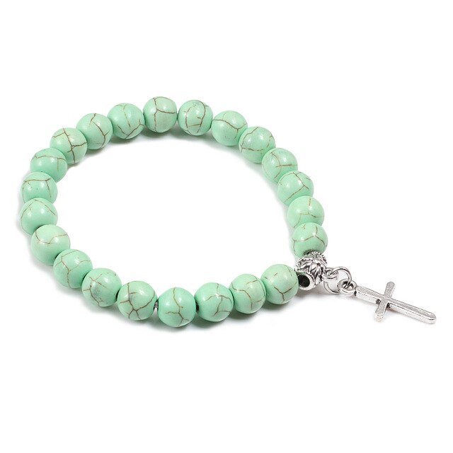 Silver Cross  Bracelets