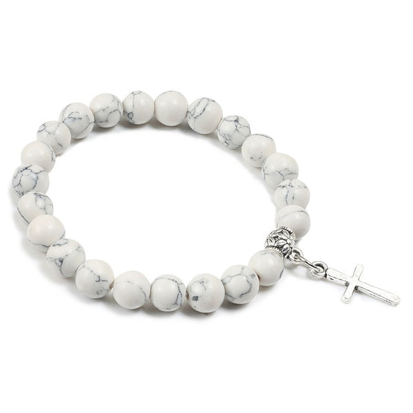 Silver Cross  Bracelets