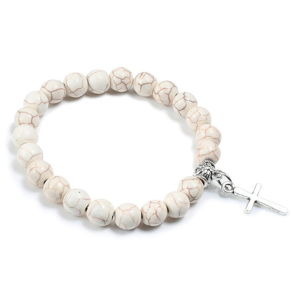 Silver Cross  Bracelets