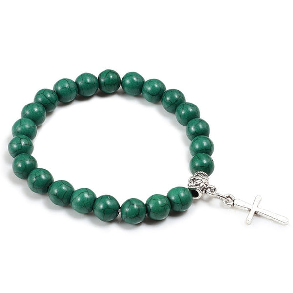 Silver Cross  Bracelets