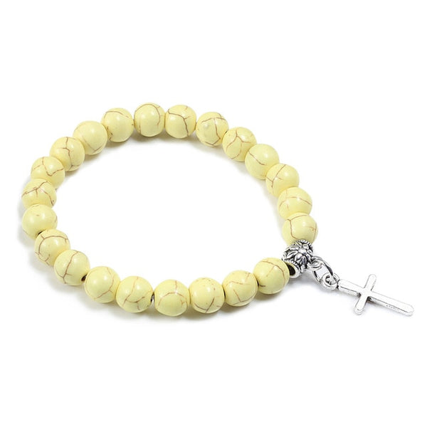 Silver Cross  Bracelets