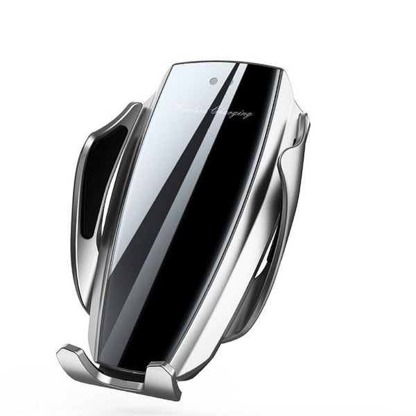 KSTUCNE 10W Qi Car Wireless Charger For iPhone/Samsung Note 10 Intelligent Infrared Fast Wireless Charging Car Phone Holder