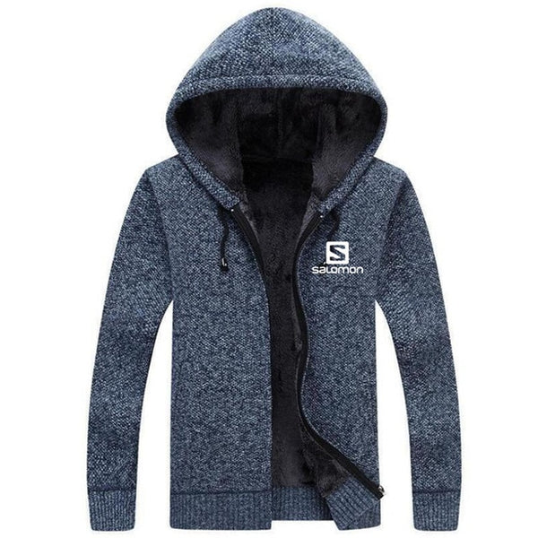 Sweater Coat Men  Winter Thick Warm Hooded