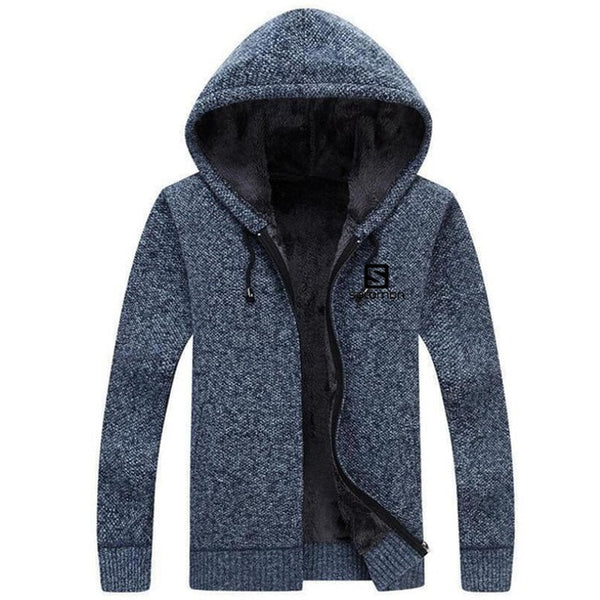 Sweater Coat Men  Winter Thick Warm Hooded