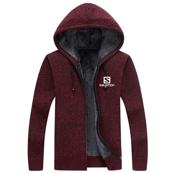Sweater Coat Men  Winter Thick Warm Hooded