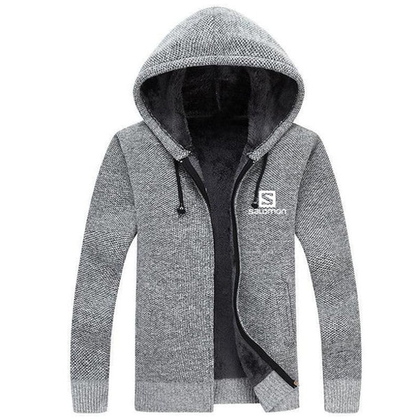Sweater Coat Men  Winter Thick Warm Hooded