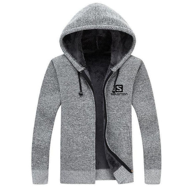 Sweater Coat Men  Winter Thick Warm Hooded