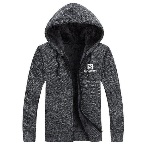 Sweater Coat Men  Winter Thick Warm Hooded