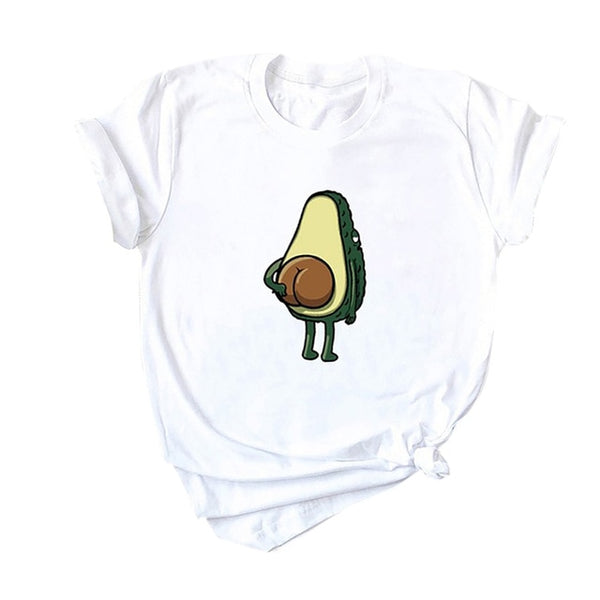 Print Funny T-Shirt Women O-Neck Short Sleeve Casual Cute