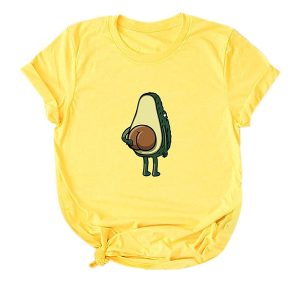 Print Funny T-Shirt Women O-Neck Short Sleeve Casual Cute