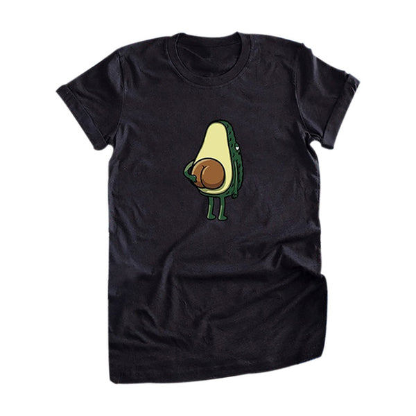 Print Funny T-Shirt Women O-Neck Short Sleeve Casual Cute