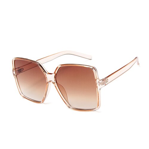 Square Oversized Women Sunglasses Men Trendy Brand