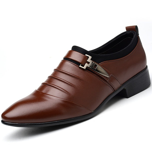 New Leather Men Casual Shoes Hot Sale High Quality Formal Business