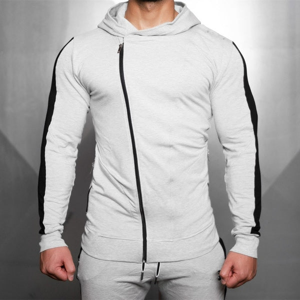Casual Hoodies Mens Cotton Sweatshirt Tracksuit Gyms Fitness Workout