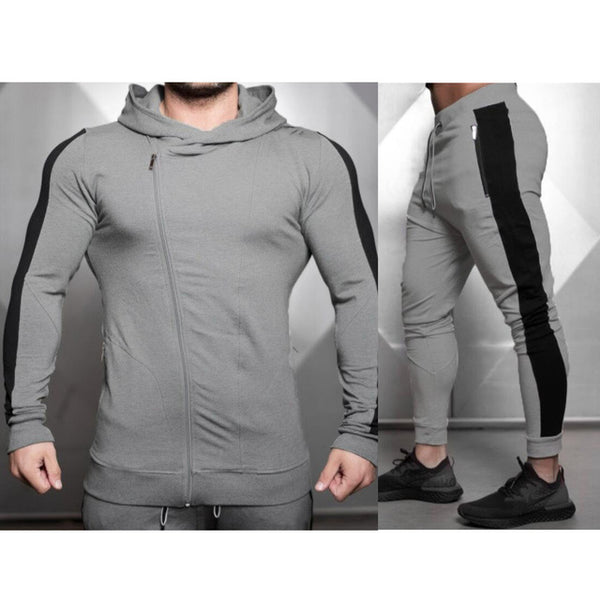 Casual Hoodies Mens Cotton Sweatshirt Tracksuit Gyms Fitness Workout