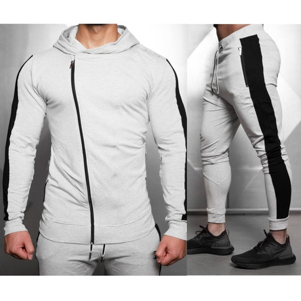 Casual Hoodies Mens Cotton Sweatshirt Tracksuit Gyms Fitness Workout