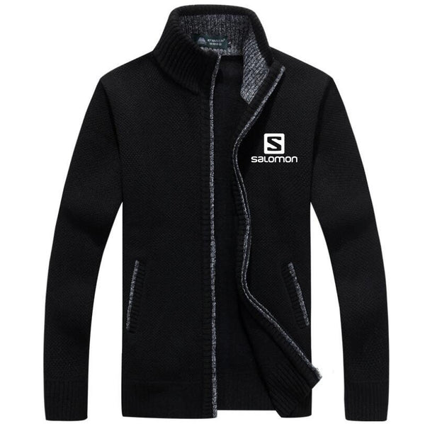 Sweater For Mens Solomon Cardigan Slim Fit Jumpers Knitwear