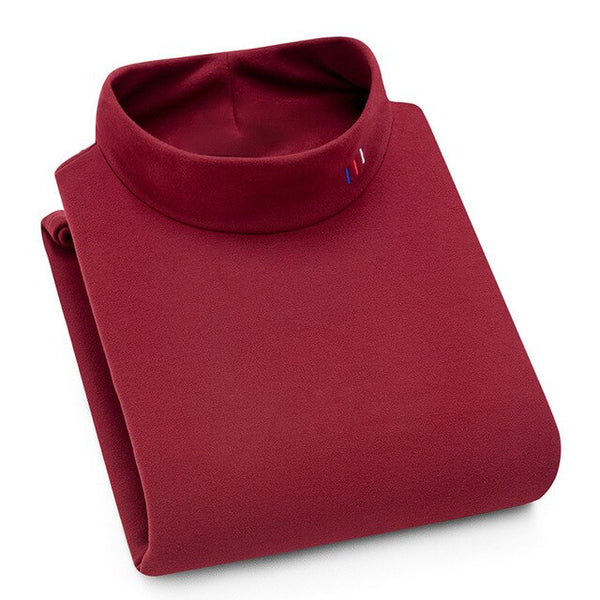turtleneck sweater Embroidery Flush