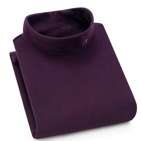turtleneck sweater Embroidery Flush