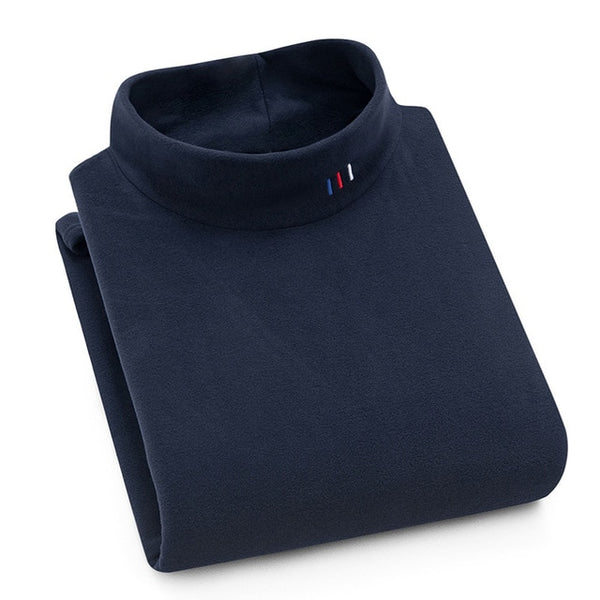 turtleneck sweater Embroidery Flush
