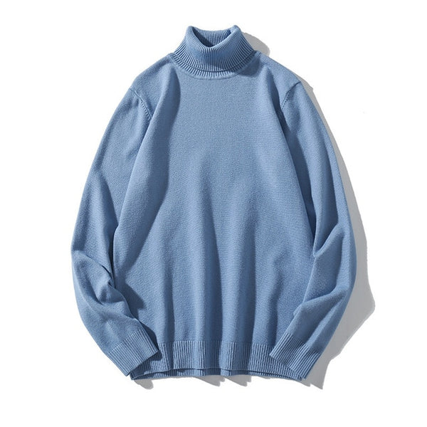 Turtleneck Sweaters Winter New Mens Warm Fashion