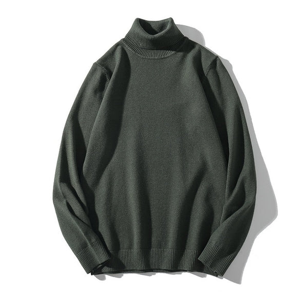 Turtleneck Sweaters Winter New Mens Warm Fashion