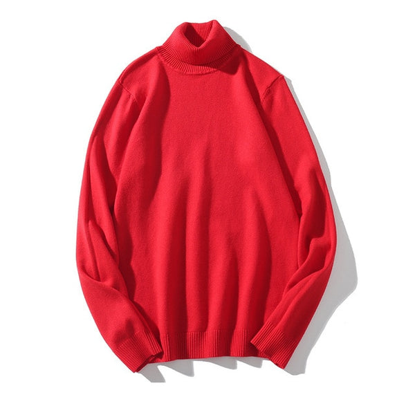 Turtleneck Sweaters Winter New Mens Warm Fashion