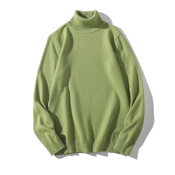 Turtleneck Sweaters Winter New Mens Warm Fashion