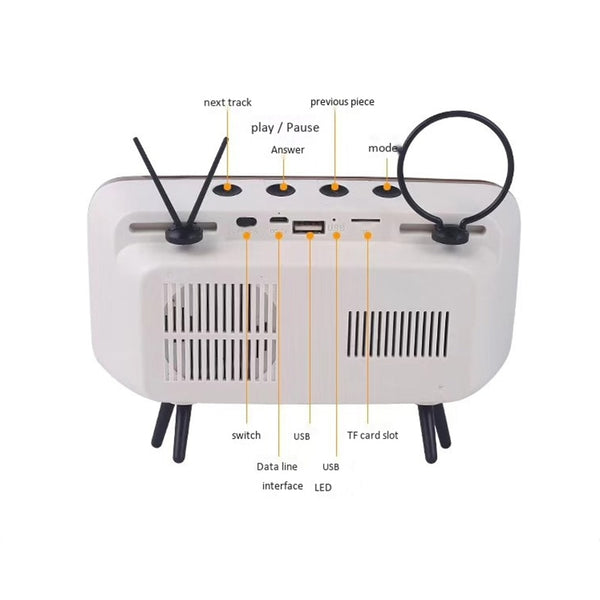 Classic TV For Phone & Bleuthooth Speaker
