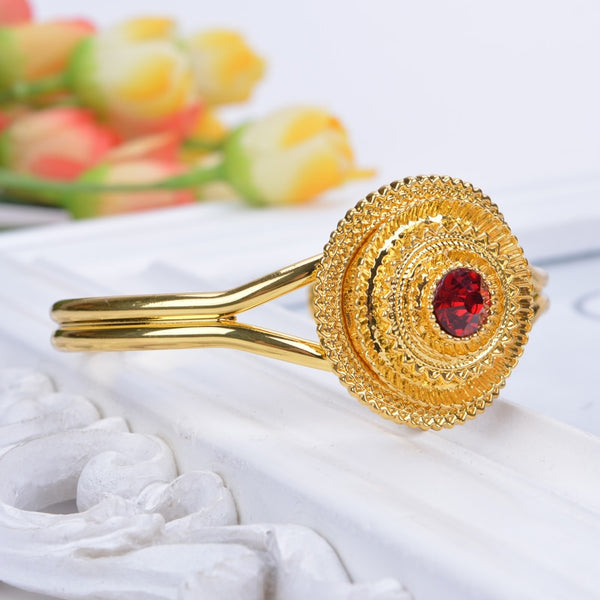 Ethiopian bridal jewelry Gold Color  bracelet African Nigeria / Sudan / Eritrea / Kenya Eretrean jwelery fashion