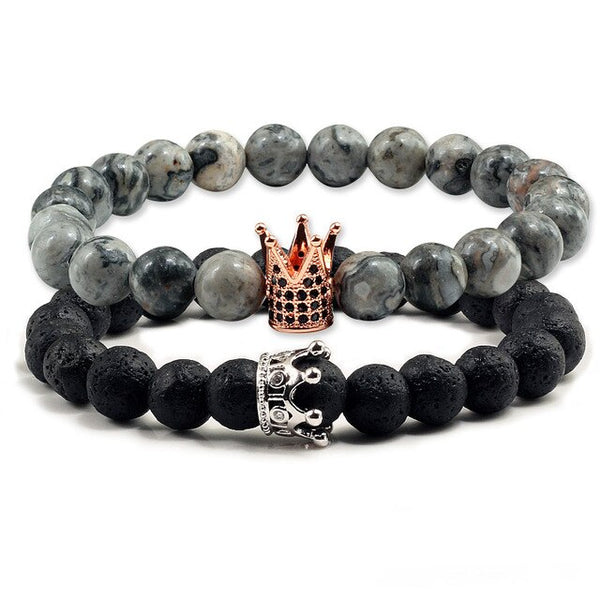 Crown Bracelet  Couple