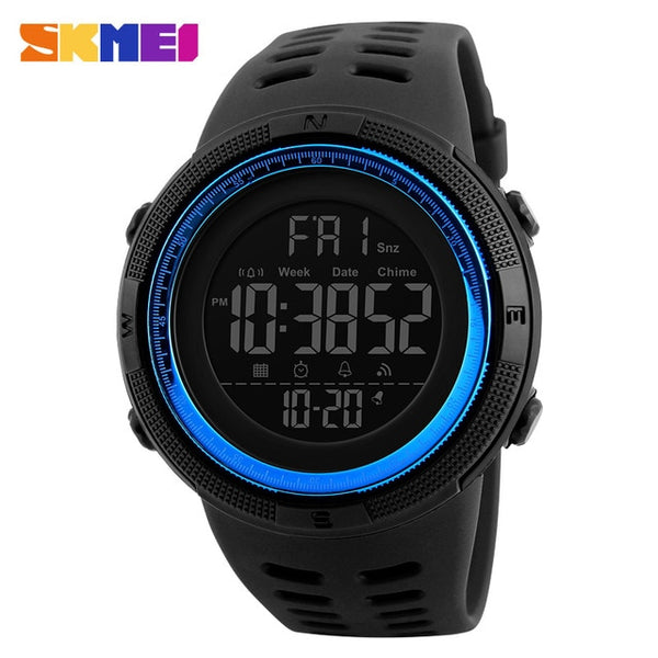 Silicone Countdown LED Digital Watch Military
