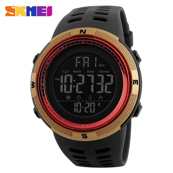 Silicone Countdown LED Digital Watch Military