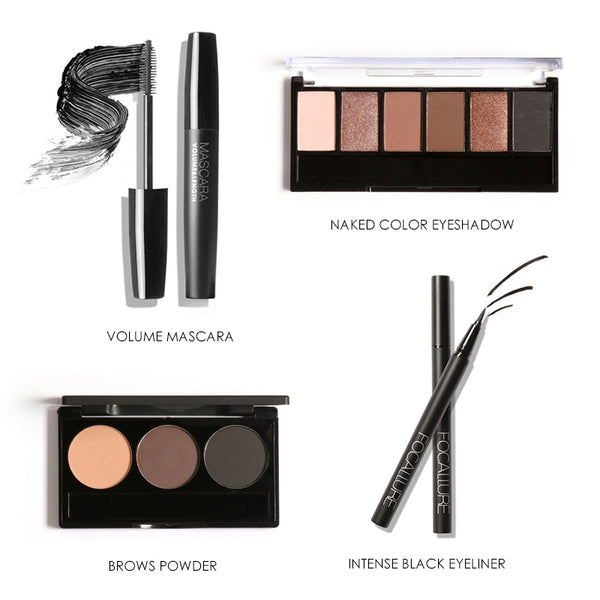 FOCALLURE 8 PCS Makup Tool Kit Must Have Cosmetics