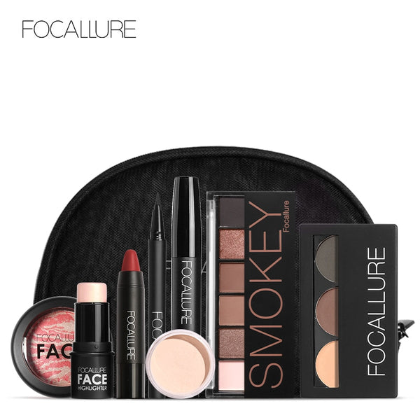 FOCALLURE 8 PCS Makup Tool Kit Must Have Cosmetics