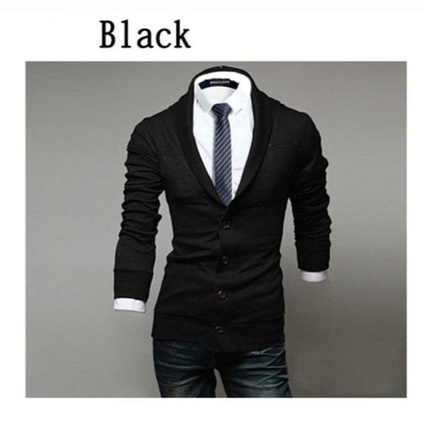 Casual Sweater Slim Lapel Knitted